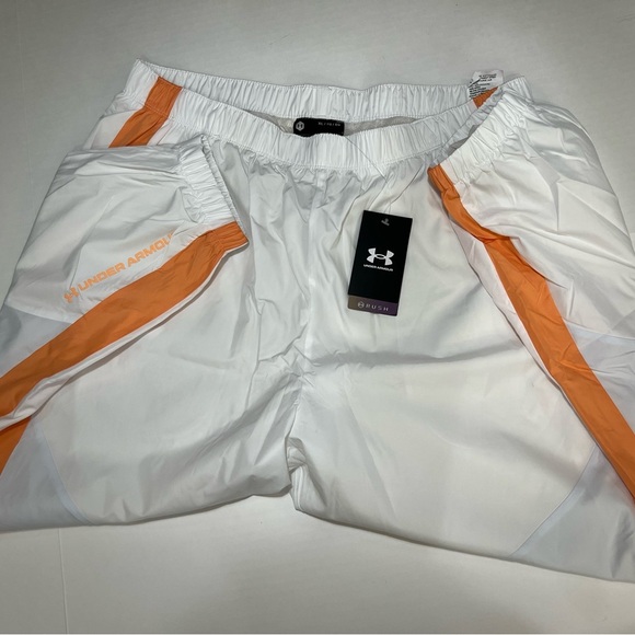 Under Armour White and Orange Track Pants - Picture 15 of 16